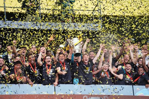 Sport Themen der Woche KW22 Sport Bilder des Tages Foto Manuel Geisser 04.06.2023 Schweizer Cuo Fianal 2023 BSC Young Boys - FC Lugano 3:1. Bild : Cupsieger (BSC Young Boys) Aktion Jubel Pokal *** Photo Manuel Geisser 04 06 2023 Swiss Cuo Fianal 2023 BSC Young Boys FC Lugano 3 1 Picture Cup Winner BSC Young Boys Action Cheer Cup 