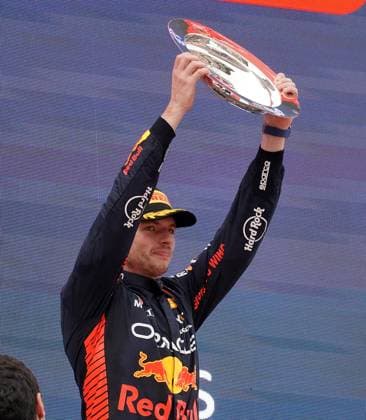04.06.2023, Circuit de Catalunya, Barcelona, Formel 1 AWS Grand Prix von Spanien 2023 , im Bild Podium: Sieger Max Verstappen (NLD), Oracle Red Bull Racing Barcelona Circuit de Catalunya Catalunya Spain