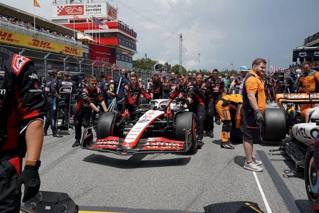 04.06.2023, Circuit de Catalunya, Barcelona, Formel 1 AWS Grand Prix von Spanien 2023 , im Bild Nico Hülkenberg (DEU), Moneygram Haas F1 Team Barcelona Circuit de Catalunya Catalunya Spain