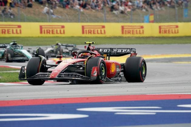 Formel 1 AWS Grand Prix von Spanien 2023 04.06.2023, Circuit de Catalunya, Barcelona, Formel 1 AWS Grand Prix von Spanien 2023 , im Bild Carlos Sainz Jr. (ESP), Scuderia Ferrari