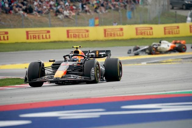 04.06.2023, Circuit de Catalunya, Barcelona, Formel 1 AWS Grand Prix von Spanien 2023 , im Bild Sergio Perez (MEX), Oracle Red Bull Racing Barcelona Circuit de Catalunya Catalunya Spain