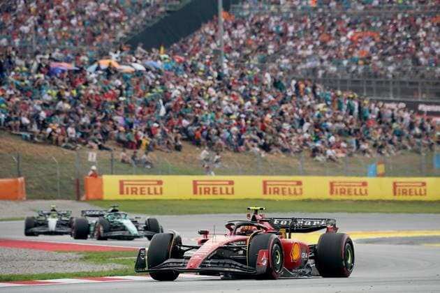 Formel 1 AWS Grand Prix von Spanien 2023 04.06.2023, Circuit de Catalunya, Barcelona, Formel 1 AWS Grand Prix von Spanien 2023 , im Bild Carlos Sainz Jr. (ESP), Scuderia Ferrari