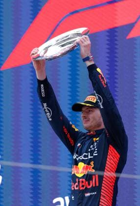 VERSTAPPEN Max (ned), Red Bull Racing RB19, portrait podium during the Formula 1 AWS Gran Premio de Espana 2023, 7th round of the 2023 Formula One World Championship, WM, Weltmeisterschaft from June 2 to 4, 2023 on the Circuit de Barcelona-Catalunya, in Montmelo, Spain - F1 - SPANISH GRAND PRIX 2023 - RACE DPPI Panoramic  00123015_F12023GP08ESP_JK052919