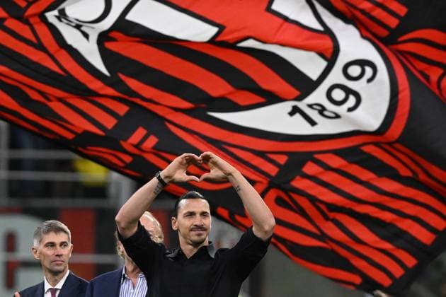 Sport Themen der Woche KW22 Sport Bilder des Tages 230604 Zlatan Ibrahimovic of AC Milan speaks to the fans after the Serie A football match between AC Milan and Hellas Verona on June 4, 2023 in Milan. Photo: Matteo Gibraudi BILDBYRAN kod XZ XZ0108 fotboll football soccer fotball serie a Hellas Verona milan bbeng *** 230604 Zlatan Ibrahimovic of AC Milan speaks to the fans after the Serie A football match between AC Milan and Hellas Verona on June 4, 2023 in Milan Photo Matteo Gibraudi BILDBYRAN code XZ XZ0108 fotboll soccer football serie a Hellas Verona milan bbeng  Copyright: MATTEOxGIBRAUDI BB230604ZT027
