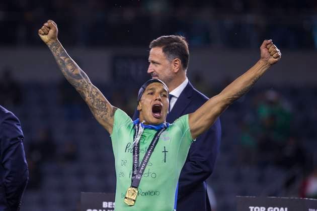 June 4, 2023, Los Angeles, California, USA: Lucas Romero 29 of Club Leon celebrates their victory over the Los Angeles Football Club in the final leg of the 2023 Scotiabank Concacaf Champions League on Sunday June 4, 2023 at the BMO Stadium in Los Angeles, California. Club Leon defeats LAFC, 1-0. PI Los Angeles USA - ZUMAp124 20230604_zaa_p124_030 Copyright: xARIANAxRUIZx