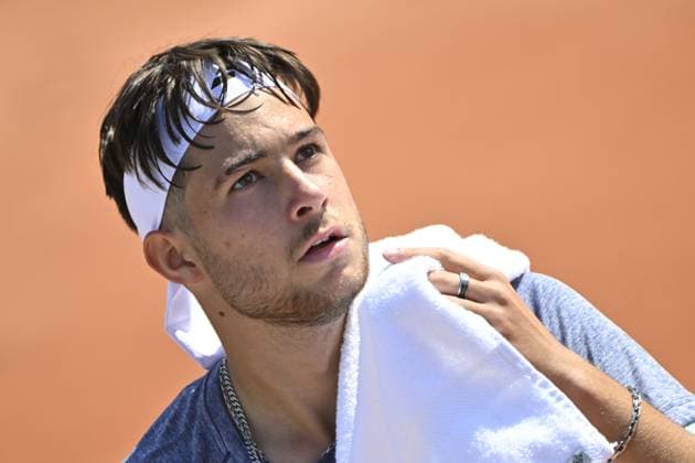 Tennis : Roland Garros 2023 - France - Paul Barbier Gazeu - France - tournoi juniors Tennis : Roland Garros 2023 - France - 05 06 23 ChrysleneCaillaud Panoramic 