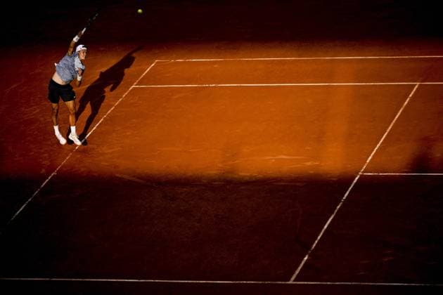 Holger Rune (Den) TENNIS : Roland Garros 2023 - Paris - 05 06 2023 JBAutissier Panoramic 