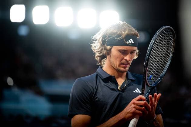 Sport Bilder des Tages 230605 Alexander Zverev of Germany competes in men?s fourth round singles tennis match during Roland-Garros on June 5, 2023 in Paris. Photo: Vegard Grott BILDBYRAN kod VG VG0448 bbeng tennis french open franska öppna ATP, Tennis Herren roland garros grand slam tyskland deutschland germany Copyright: VEGARDxGRoTT BB230605VG054