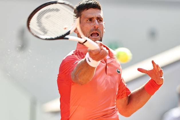 Novak Djokovic, SRB, during quarter finals of 2023 French Open at Roland Garros, Paris, 06 06 2023; -