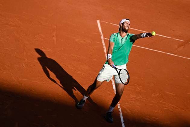 French Open Day 10 Karen Khachanov during the French Open, Grand Slam tennis tournament on June 6, 2023 at Roland Garros stadium in Paris, France. Photo by Victor Joly ABACAPRESS.COM Paris France  Copyright: xJolyxVictor ABACAx 856029_021 JolyxVictor ABACAx 856029_021