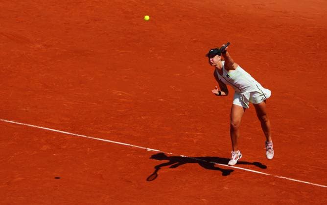 Mandatory Credit: Photo by Javier Garcia Shutterstock (13949271i) Beatriz Haddad Maia in quarter final action French Open Tennis, Day 11, Roland Garros, Paris, France - 07 June 2023 French Open Tennis, Day 11, Roland Garros, Paris, France - 07 June 2023  Copyright: xJavierxGarcia Shutterstockx 13949271i