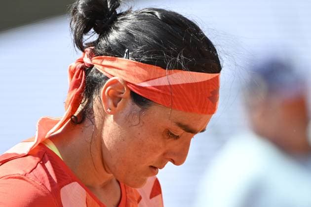 Tennis : Roland Garros 2023 - France - Ons Jabeur - Tunisie Tennis : Roland Garros 2023 - France - 07 06 23 ChrysleneCaillaud Panoramic 