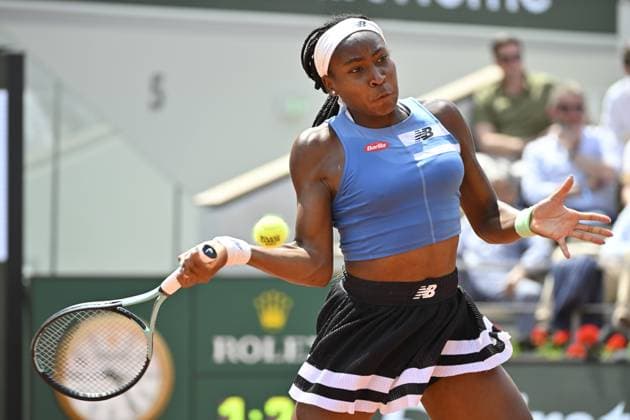 Tennis : Roland Garros 2023 - France - Coco Gauff - Usa Tennis : Roland Garros 2023 - France - 07 06 23 ChrysleneCaillaud Panoramic 