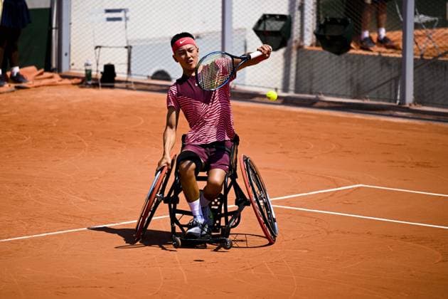 Tokito Oda (jpn) - fauteuil TENNIS : Roland Garros 2023 - Paris - 07 06 2023 JBAutissier Panoramic 