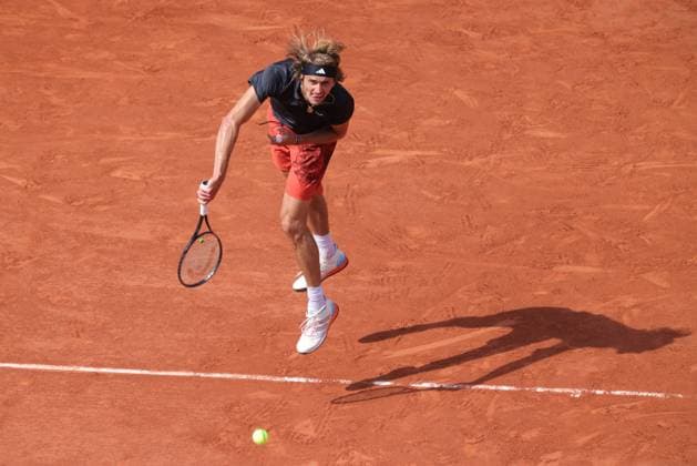 Alexander Zverev, GER, during quarter-finals of 2023 French Open at Roland Garros, Paris, 07 06 2023; -