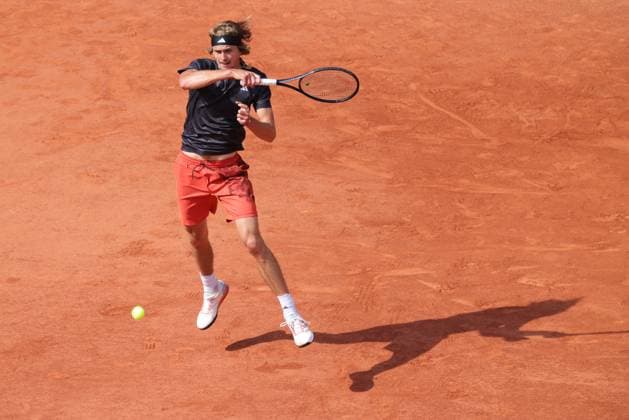 Alexander Zverev, GER, during quarter-finals of 2023 French Open at Roland Garros, Paris, 07 06 2023; -