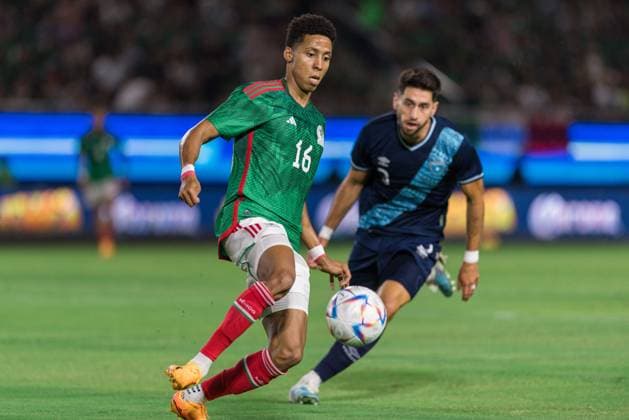 RECORD DATE NOT STATED Seleccion Mexico 2023 Mexico vs Guatemala Jonathan Herrera of Mexico during the game Mexico (Mexican national team, Nationalteam vs Guatemala, corresponding to the Friendly match, at El Kraken Stadium, on June 7, 2023. <br><br> Jonathan Herrera de Mexico durante el partido Mexico (Seleccion Mexicana) vs Guatemala, correspondiente al Partido Amistoso de preparacion, en el Estadio El Kraken, el 7 de junio de 2023. MAZATLAN SINALOA MEXICO  Copyright: xRobertoxEcheagarayx 20230607213534_SMN_23_AM_MEX_GUA_HERRERA136