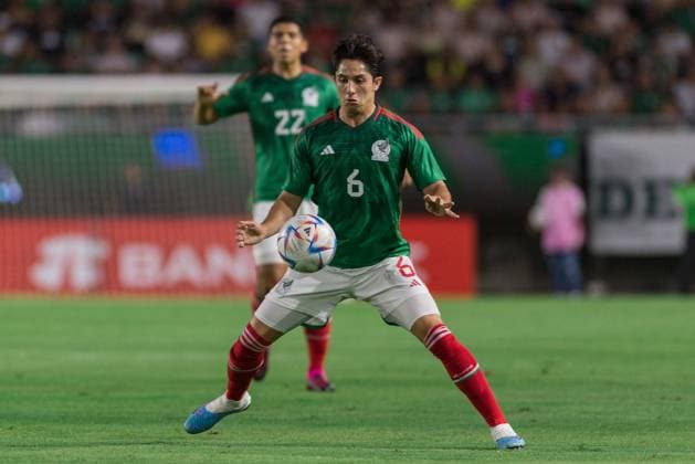 RECORD DATE NOT STATED Seleccion Mexico 2023 Mexico vs Guatemala Alan Cervantes of Mexico during the game Mexico (Mexican national team, Nationalteam vs Guatemala, corresponding to the Friendly match, at El Kraken Stadium, on June 7, 2023. <br><br> Alan Cervantes de Mexico durante el partido Mexico (Seleccion Mexicana) vs Guatemala, correspondiente al Partido Amistoso de preparacion, en el Estadio El Kraken, el 7 de junio de 2023. MAZATLAN SINALOA MEXICO  Copyright: xRobertoxEcheagarayx 20230607213540_SMN_23_AM_MEX_GUA_CERVANTES137