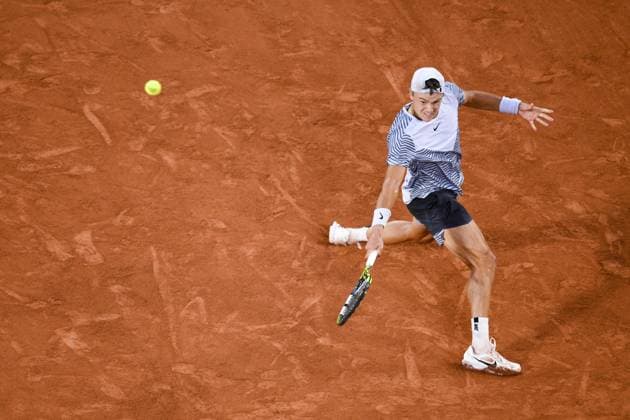 Holger Rune (Den) TENNIS : Roland Garros 2023 - Paris - 07 06 2023 JBAutissier Panoramic 