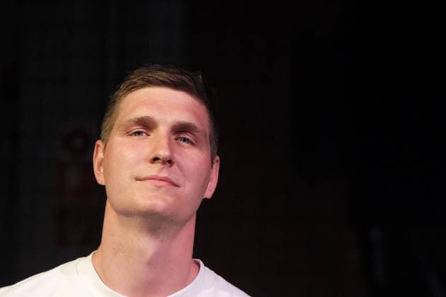 07.06.2023 xkhx Kassel, Rothenbach-Halle Handball-Bundesliga, Saison 2022 2023 MT Melsungen - ASV Hamm-Westfalen Melusngen verabschiedet Finn Lemke (6, MT Melsungen)