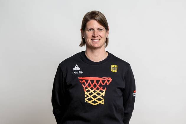 Basketball Kienbaum 23.05.2023 Nationalmannschaft Frauen DBB Kader für die Europameisterschaft Lisa Thomaidis (Bundestrainerin, Headcoach)