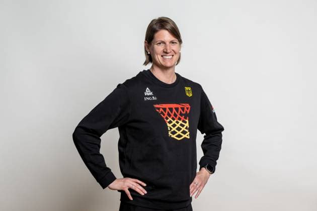 Basketball Kienbaum 23.05.2023 Nationalmannschaft Frauen DBB Kader für die Europameisterschaft Lisa Thomaidis (Bundestrainerin, Headcoach)