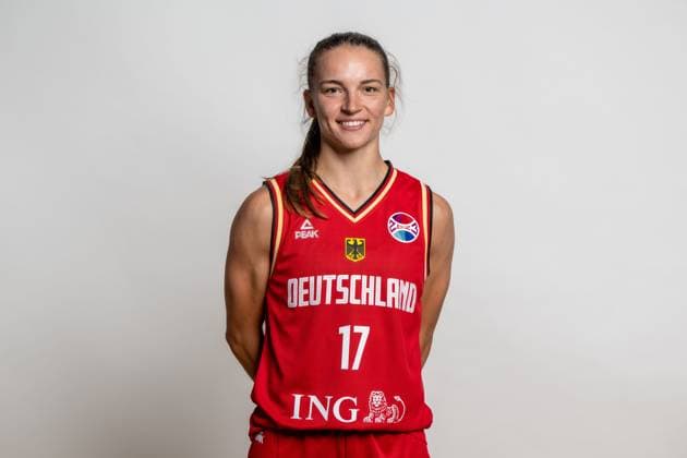 Basketball Kienbaum 23.05.2023 Nationalmannschaft Frauen DBB Kader für die Europameisterschaft Britta Daub *** Basketball Kienbaum 23 05 2023 National Team Women DBB Squad for European Championship Britta Daub