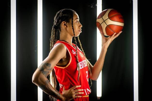 Basketball Kienbaum 23.05.2023 Nationalmannschaft Frauen DBB Kader für die Europameisterschaft Ama Degbeon
