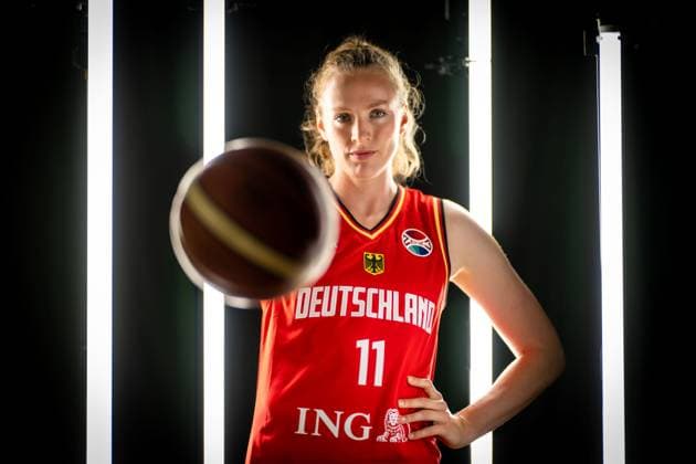 Basketball Kienbaum 23.05.2023 Nationalmannschaft Frauen DBB Kader für die Europameisterschaft Marie Gülich