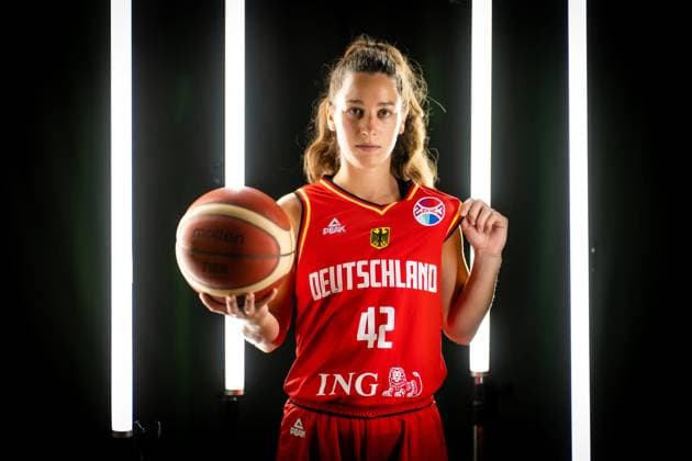 Basketball Kienbaum 23.05.2023 Nationalmannschaft Frauen DBB Kader für die Europameisterschaft Emma Stach