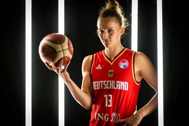 Basketball Kienbaum 23.05.2023 Nationalmannschaft Frauen DBB Kader für die Europameisterschaft Leonie Fiebich