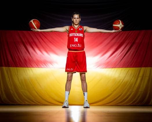 Basketball Kienbaum 23.05.2023 Nationalmannschaft Frauen DBB Kader für die Europameisterschaft Sonja Greinacher
