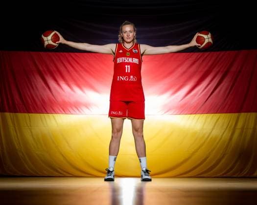 Basketball Kienbaum 23.05.2023 Nationalmannschaft Frauen DBB Kader für die Europameisterschaft Marie Gülich