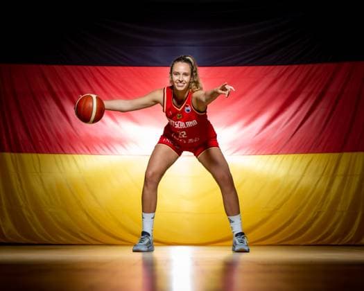 Basketball Kienbaum 23.05.2023 Nationalmannschaft Frauen DBB Kader für die Europameisterschaft Emily Bessoir