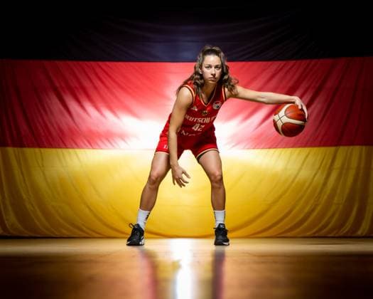 Basketball Kienbaum 23.05.2023 Nationalmannschaft Frauen DBB Kader für die Europameisterschaft Emma Stach