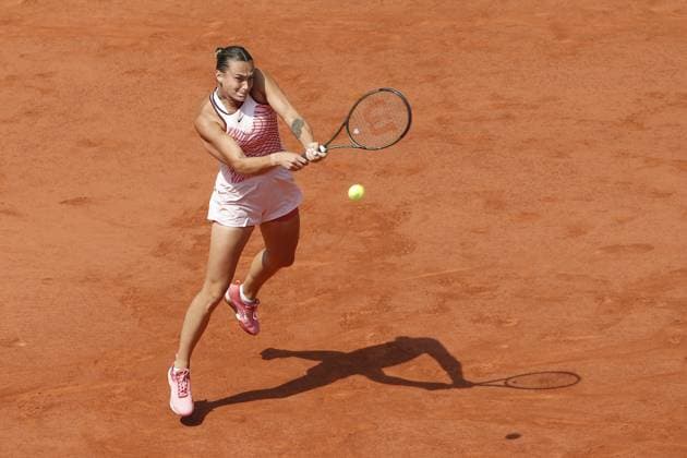 Aryna Sabalenka TENNIS : Roland-Garros 2023 - Paris - 08 06 2023 MichaelBaucher Panoramic 