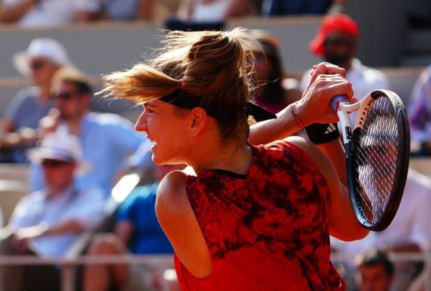 Mandatory Credit: Photo by Javier Garcia Shutterstock (13949272au) Karolina Muchova French Open Tennis, Day 12, Roland Garros, Paris, France - 08 June 2023 French Open Tennis, Day 12, Roland Garros, Paris, France - 08 June 2023  Copyright: xJavierxGarcia Shutterstockx 13949272au