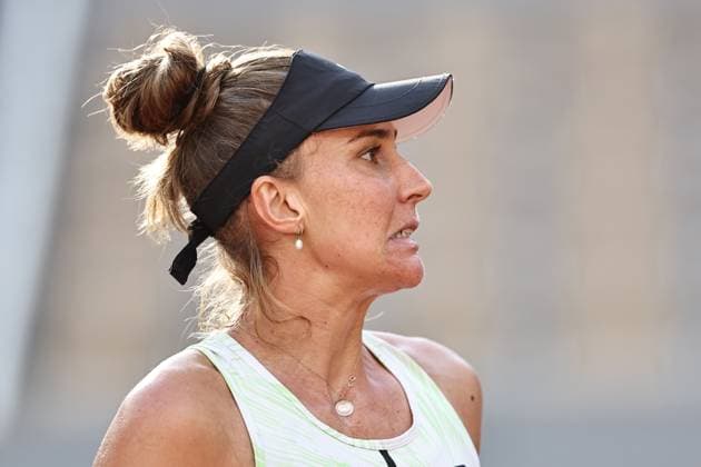 Beatriz Haddad Maia, BRA, during semi-finals of 2023 French Open at Roland Garros, Paris, 08 06 2023; -