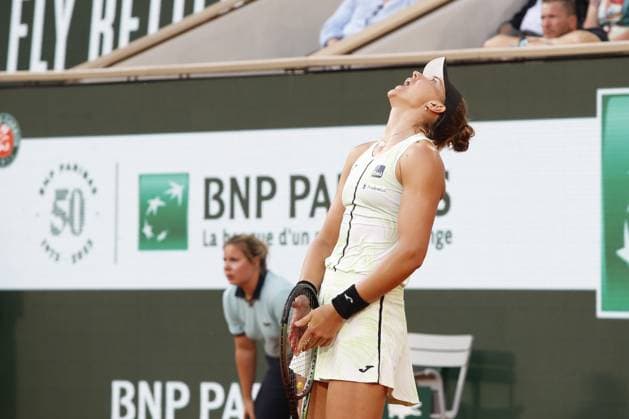 Beatriz Haddad Maia TENNIS : Roland-Garros 2023 - Paris - 08 06 2023 MichaelBaucher Panoramic 
