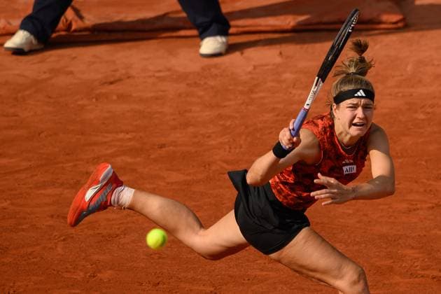 French Open - Day Twelve Karolina Muchova of Czech Republic during the 2023 French Open at Roland Garros on June 8, 2023 in Paris, France. Photo by Laurent Zabulon ABACAPRESS.COM Paris France  Copyright: xZabulonxLaurent ABACAx 856302_021 ZabulonxLaurent ABACAx 856302_021