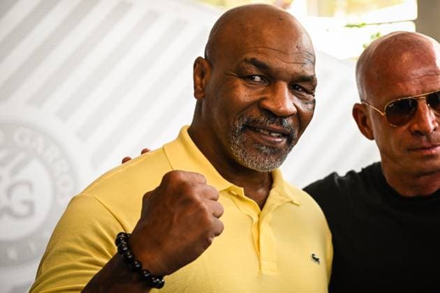 June 9, 2023, Paris, France, France: Mike TYSON during the thirteenth day of Roland-Garros 2023, French Open 2023, Grand Slam tennis tournament at the Roland-Garros Stadium on June 09, 2023 in Paris, France. Paris France - ZUMAm308 20230609_zsp_m308_008 Copyright: xMatthieuxMirvillex