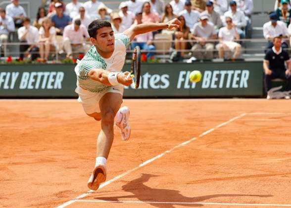 Sport Bilder des Tages Carlos Alcaraz, Halbfinale, Herren Einzel Copyright: xJuergenxHasenkopfx