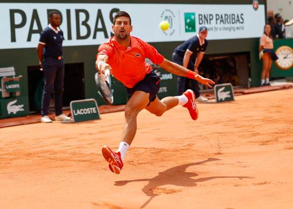 Novak Djokovic, Halbfinale, Herren Einzel Copyright: xJuergenxHasenkopfx