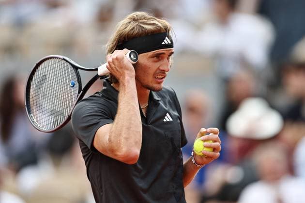 Alexander Zverev, GER, during semi-finals of 2023 French Open at Roland Garros, Paris, 09 06 2023; -