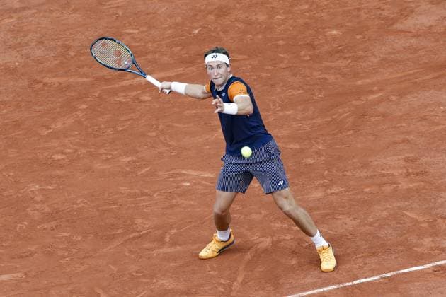 Casper Ruud TENNIS : Roland-Garros 2023 - Paris - 09 06 2023 MichaelBaucher Panoramic 