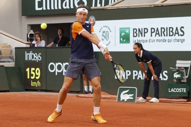 Casper Ruud TENNIS : Roland-Garros 2023 - Paris - 09 06 2023 MichaelBaucher Panoramic 