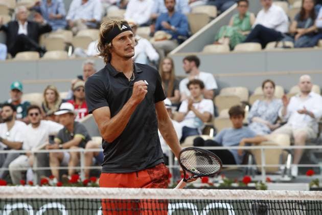Alexander Zverev TENNIS : Roland-Garros 2023 - Paris - 09 06 2023 MichaelBaucher Panoramic 