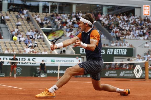 Casper Ruud TENNIS : Roland-Garros 2023 - Paris - 09 06 2023 MichaelBaucher Panoramic 