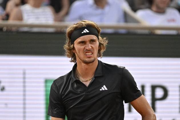 Tennis : Roland Garros 2023 - France - Alexander Zverev - Allemagne Tennis : Roland Garros 2023 - France - 09 06 23 ChrysleneCaillaud Panoramic 