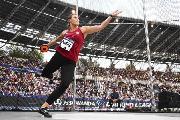 Sport Themen der Woche KW23 Sport Bilder des Tages Kristin Pudenz (Ger) - lancer du disque ATHLETISME : Diamond League - Paris - 09 06 2023 JBAutissier Panoramic 